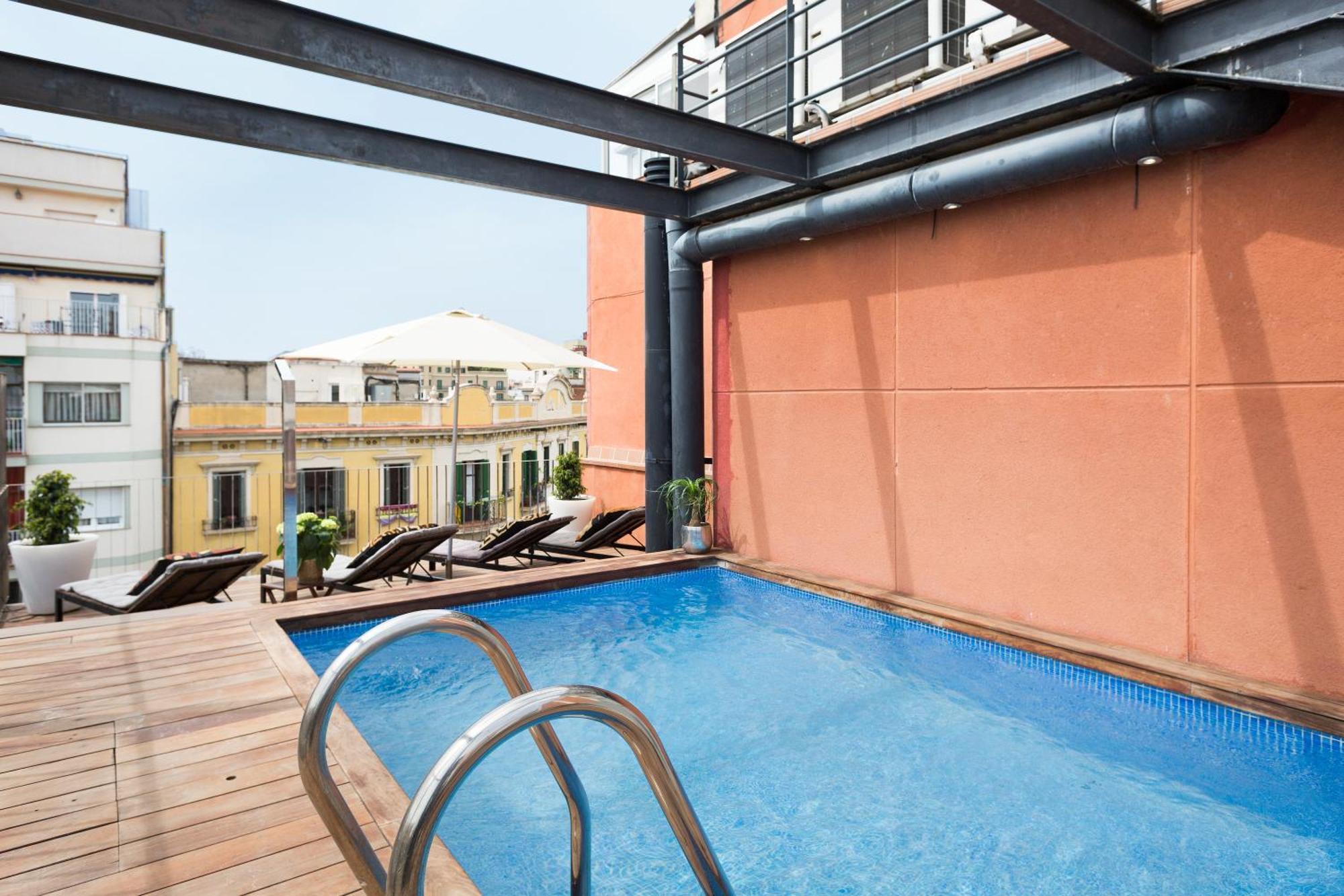 Apartment Barcelona Rentals - Pool Terrace In City Center Bilik gambar